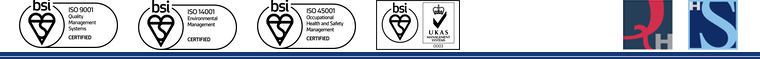 BSI Registered - FM 10502 BS EN ISO 9001:2000 - Qualter Hall - Hugh Smith Scotland